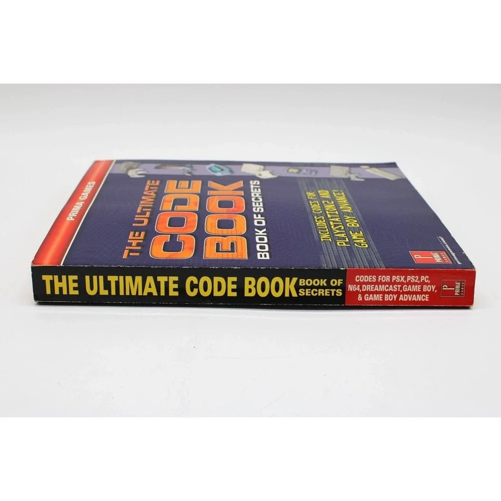 The Ultimate Code Book, Book of Secrets Prima Games 2001 PSX PS2 PC N64 Game Boy